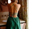 ALEXIS DRESS - TOPAZ GREEN