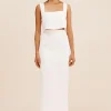 ALICE CROP TOP - IVORY
