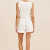 ALICE CROP TOP - IVORY