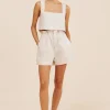 ALICE CROP TOP - NATURAL