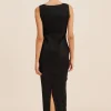 ALICE MIDI DRESS - BLACK