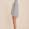 ARCHIE SHORT - NAVY STRIPE