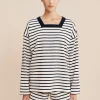 ARCHIE SHORT - NAVY STRIPE