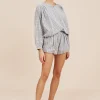 AURELIA SHORT - BLUE GINGHAM