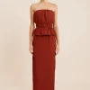 AURELIA SKIRT - MERLOT