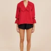 BERYL SHIRT - RUBY