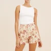 CELINE SHORT - CREAM/MULTI
