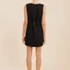 EMMA BUTTON DOWN MINI - BLACK