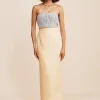 EMMA PENCIL SKIRT - DUSTY CITRON