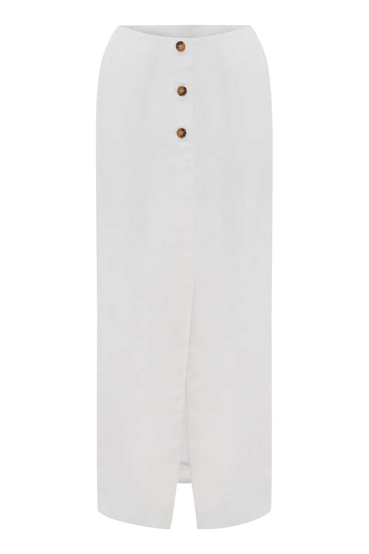 GIGI COLUMN SKIRT - IVORY