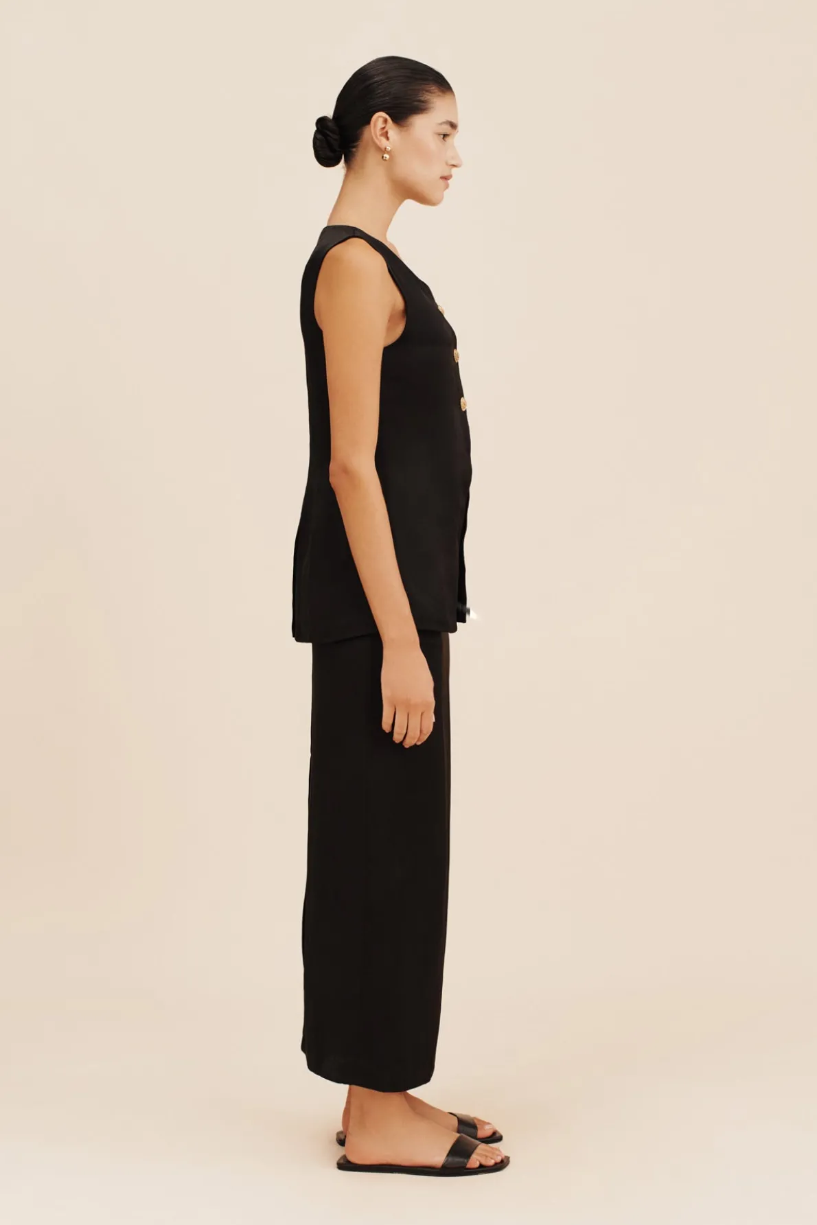 GIGI GILET - BLACK