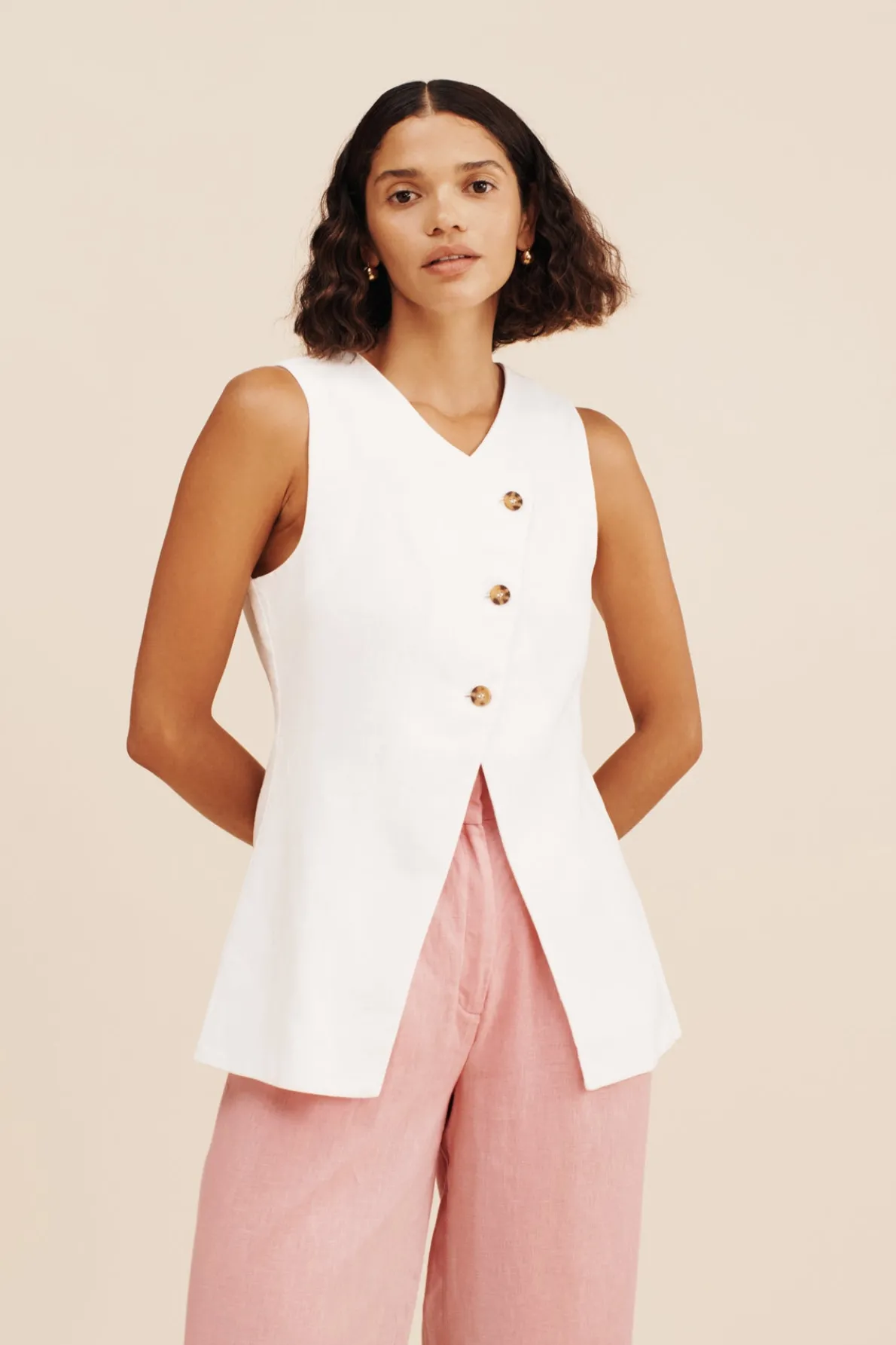 GIGI GILET - IVORY