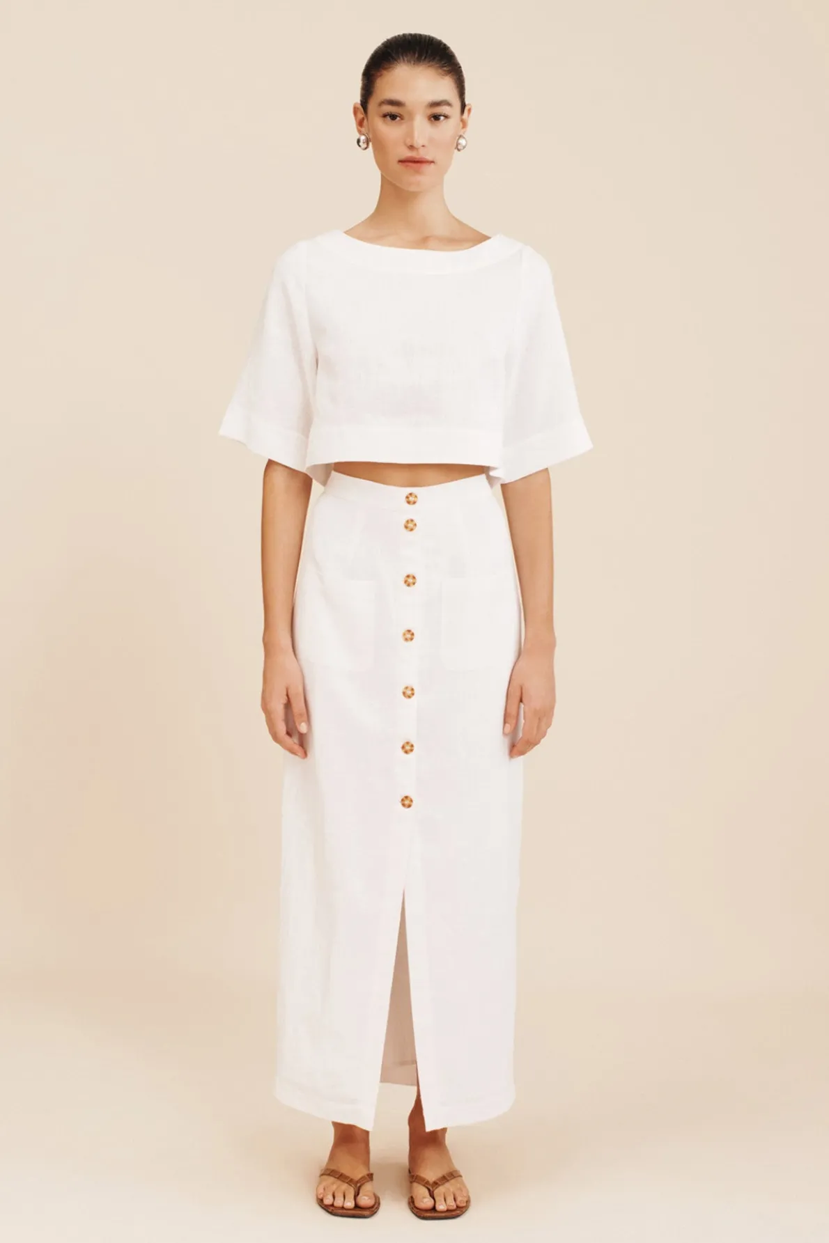 HEIDI SKIRT - IVORY
