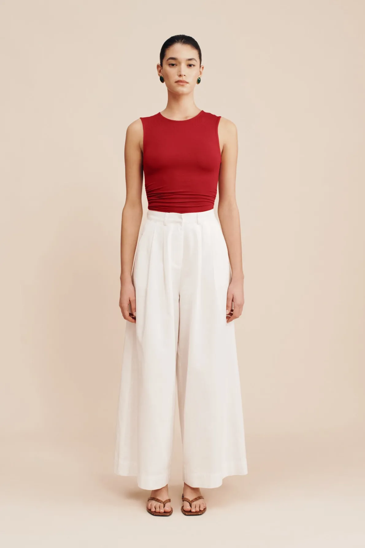 ISABELA TOP - CRIMSON