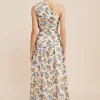 JOSLIN ONE SHOULDER DRESS - MEADOW