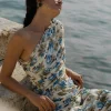 JOSLIN ONE SHOULDER DRESS - MEADOW