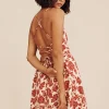 LORI DRESS - SCARLET BLOOM