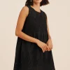 LOUISA MINI DRESS - BLACK