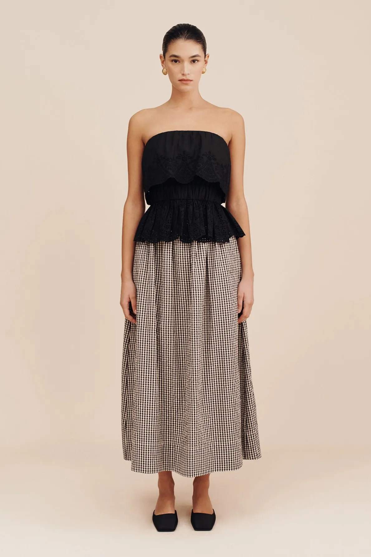 LUCAS SKIRT - GINGHAM