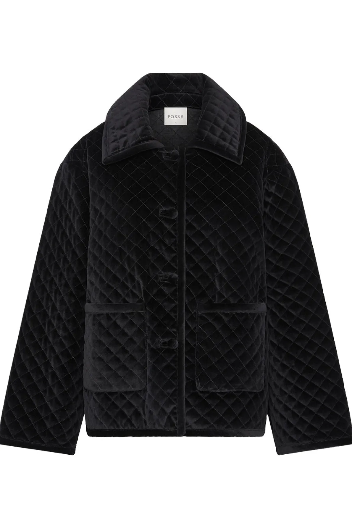 MARLEY JACKET - BLACK VELVET