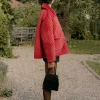 MARLEY JACKET - RED VELVET