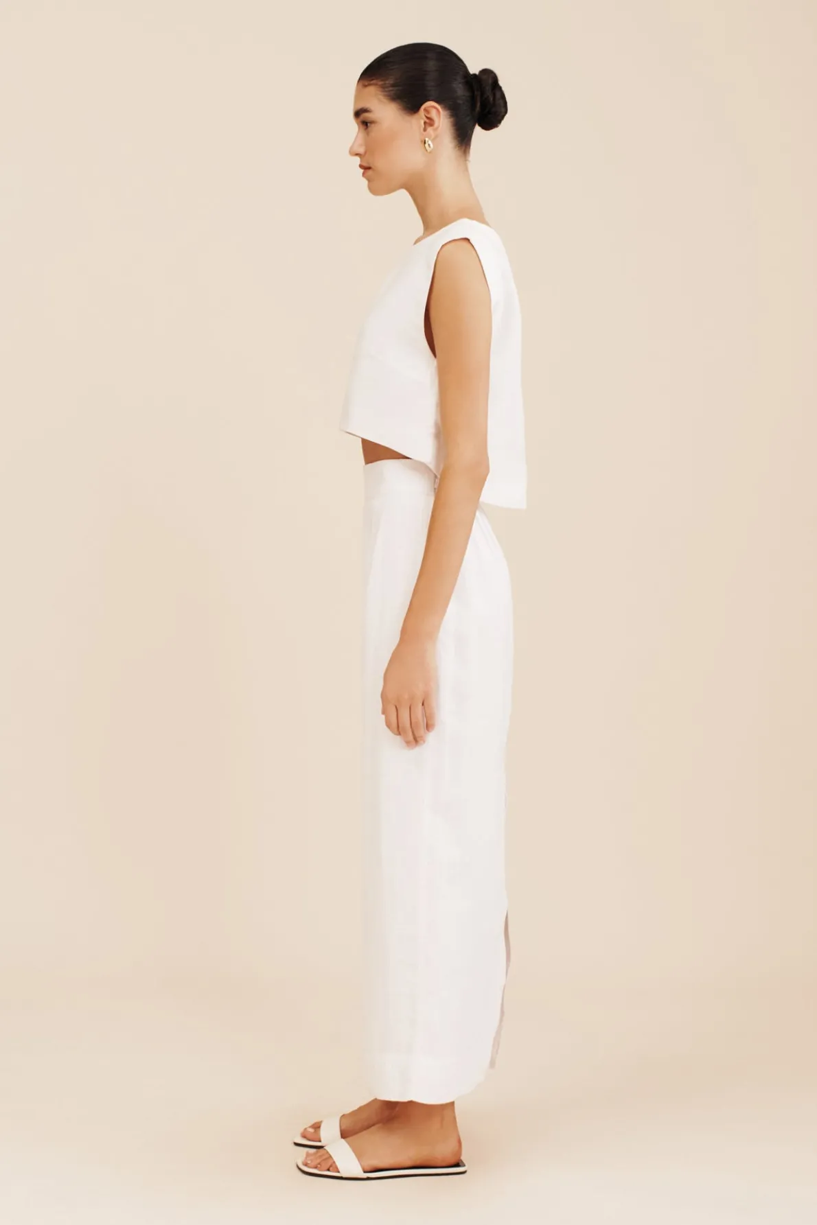 MARTINA CROP TOP - IVORY