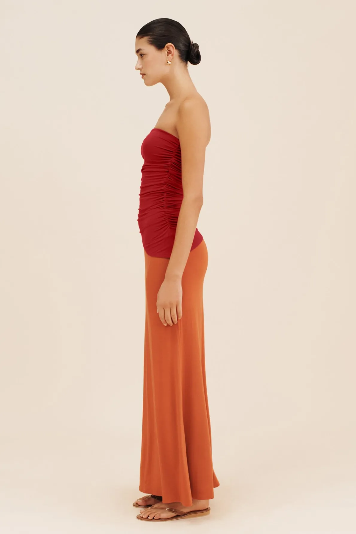 MASON SKIRT - BURNT ORANGE