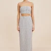 MIRA BANDEAU - BLUE GINGHAM
