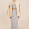 MIRA SKIRT - BLUE GINGHAM