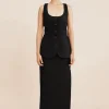 NANCY PENCIL SKIRT - BLACK