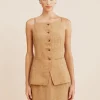 NANCY PENCIL SKIRT - WALNUT