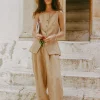 NANCY TROUSER - WALNUT
