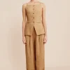 NANCY TROUSER - WALNUT