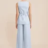 PARKER TROUSER - SILVER BLUE