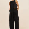POPPY TOP - BLACK