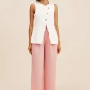 PRESLEY TROUSER - PINK SALT