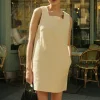 RIO SHIFT DRESS - DUSTY CITRON