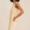 RIO SHIFT DRESS - DUSTY CITRON