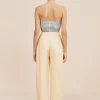RIO TROUSER - DUSTY CITRON