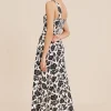 SKYLA DRESS - NOIR BLOOM