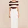 THEO TOP - CHOCOLATE STRIPE