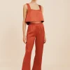 TIA TROUSER - REDWOOD