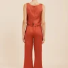 TIA TROUSER - REDWOOD