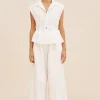 WESLEY TROUSER - VINTAGE WHITE